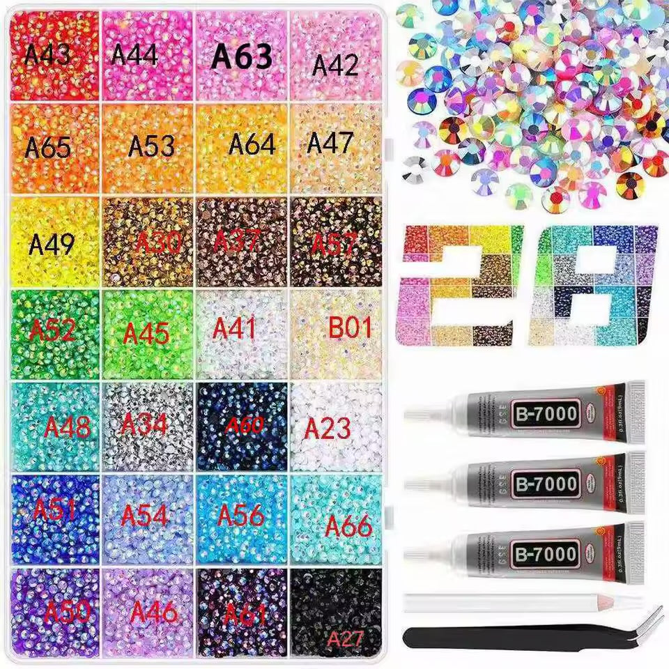 Y2K DIY Bedazzle Kit - 24,000 Pieces